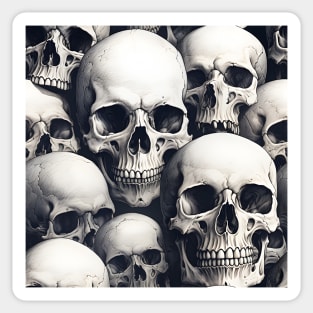 Halloween Decorations 23 - Skulls Sticker